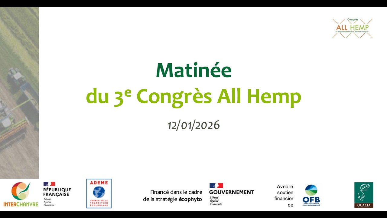 All Hemp 2026 : ouverture du congr&egrave;s par Nathalie Fichaux, directrice d&rsquo;InterChanvre
