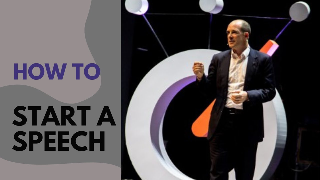 How to Start a Speech - By Conor Neill