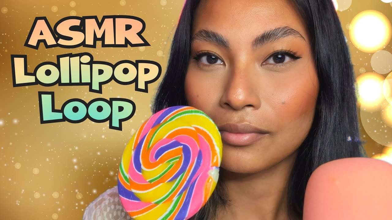 ASMR Swirl Lollipop Sounds Loop For You To Relax Or Fall Asleep To