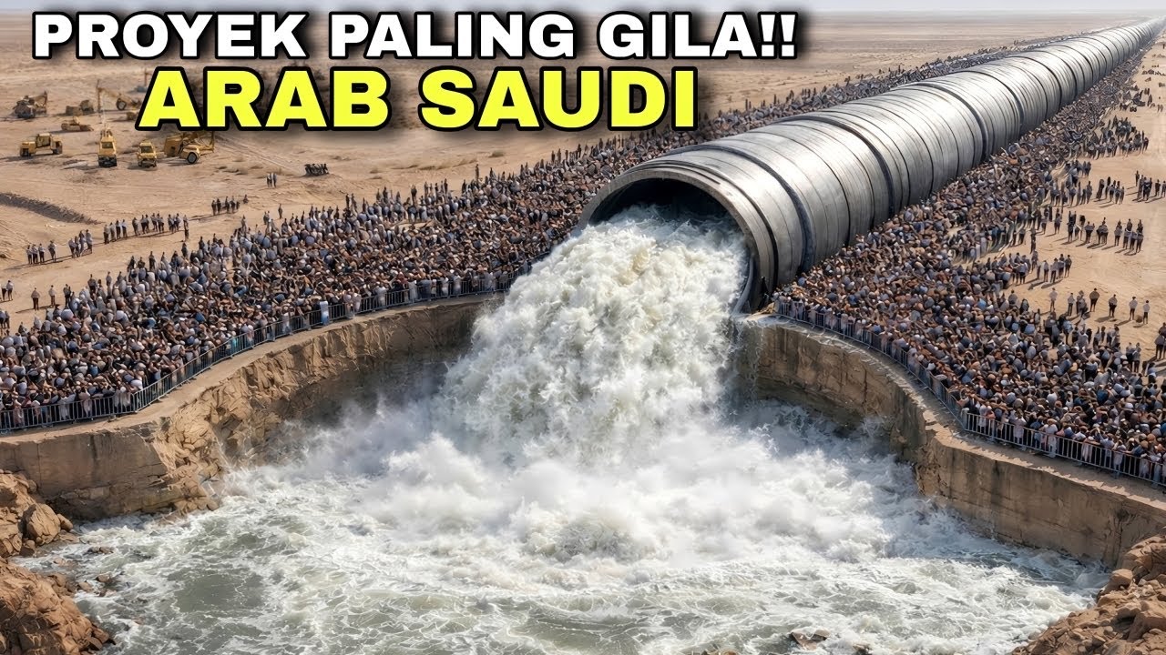 Arab Saudi Memompa Miliaran Liter Air Laut ke Gurun - Proyek Raksasa yang Mengejutkan Dunia!