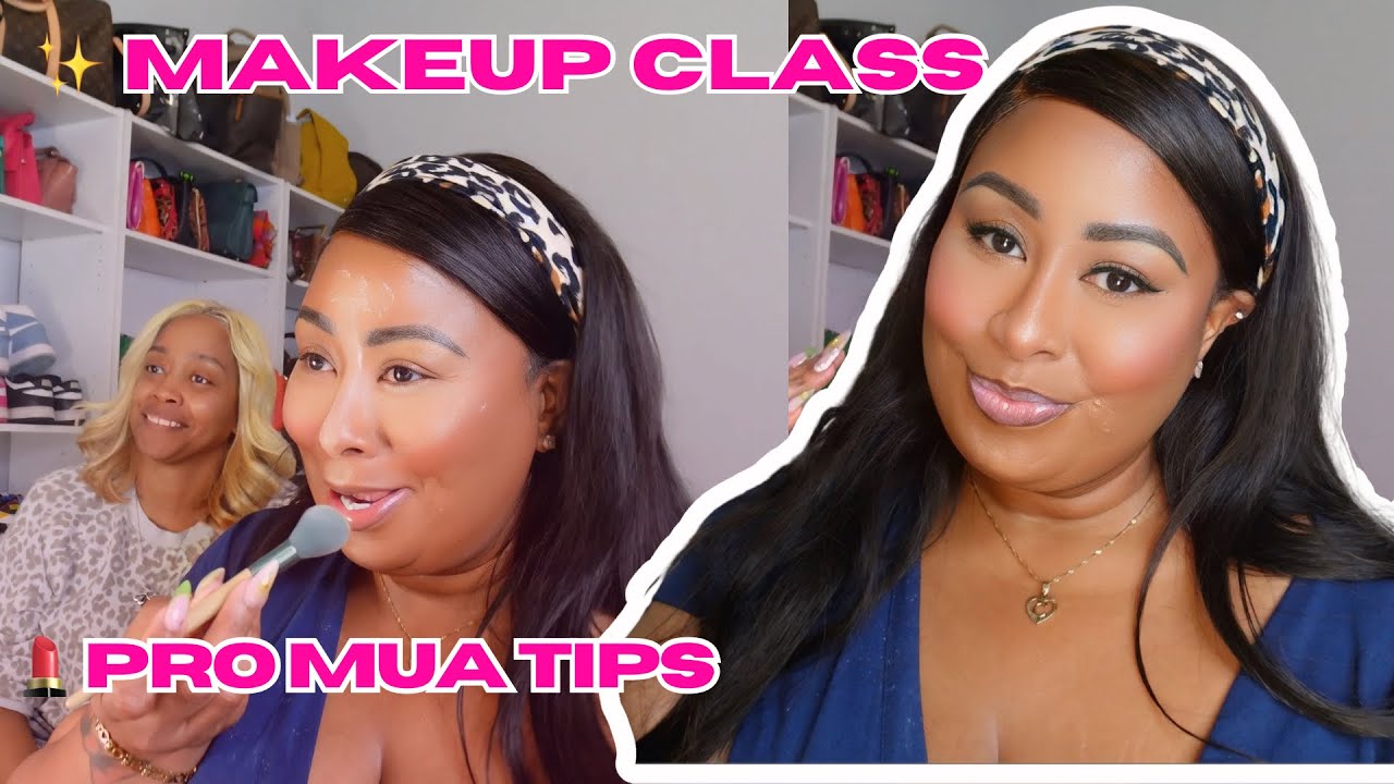MAKEUP CLASS AT MY HOUSE 💄 ft. Pro MUA Tabitha | The Glam Suite
