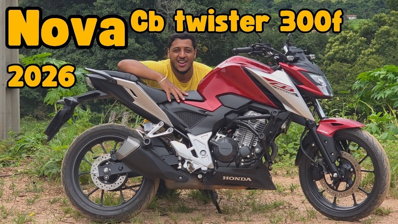 Nova honda cb twister 300f 206 em detalhe