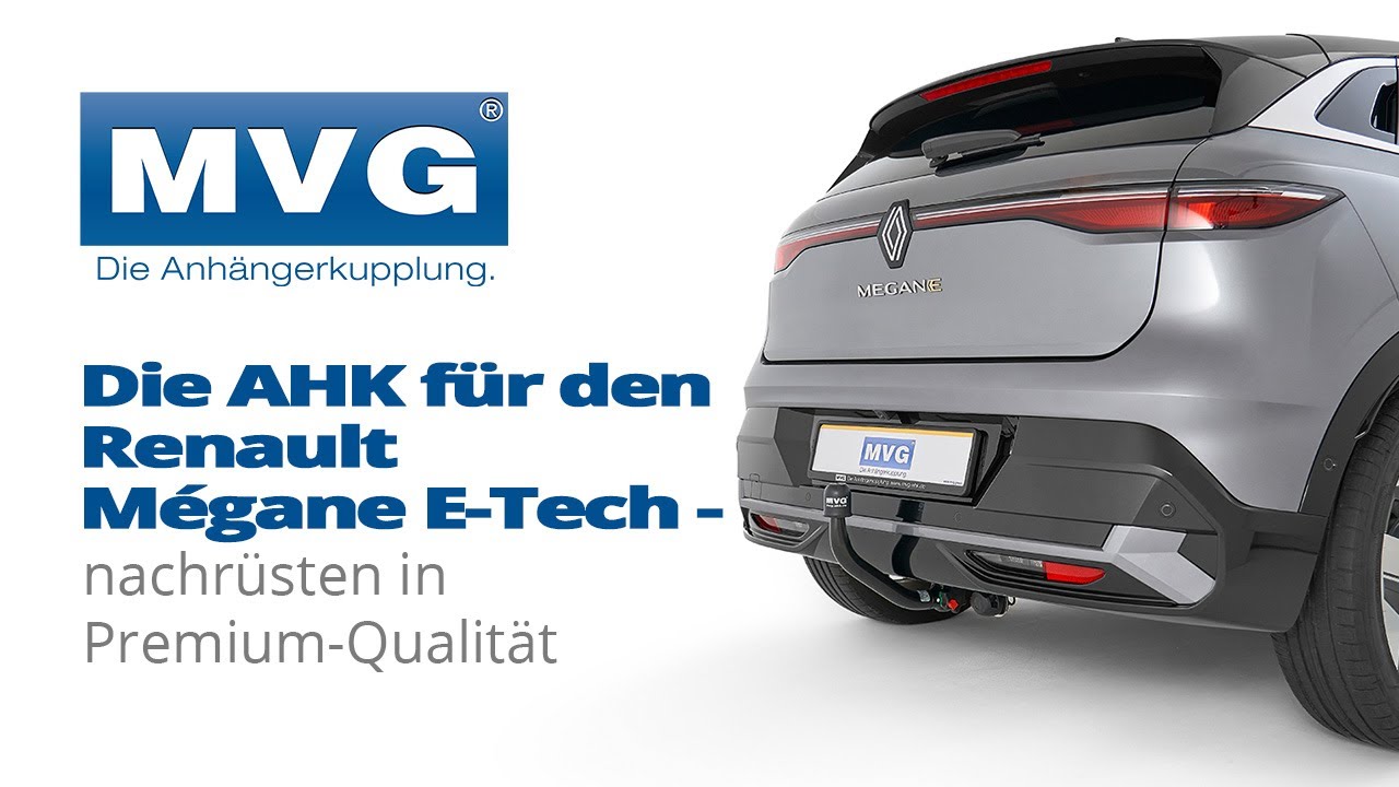 Die abnehmbare Anhängerkupplung für den Renault Mégane E-Tech