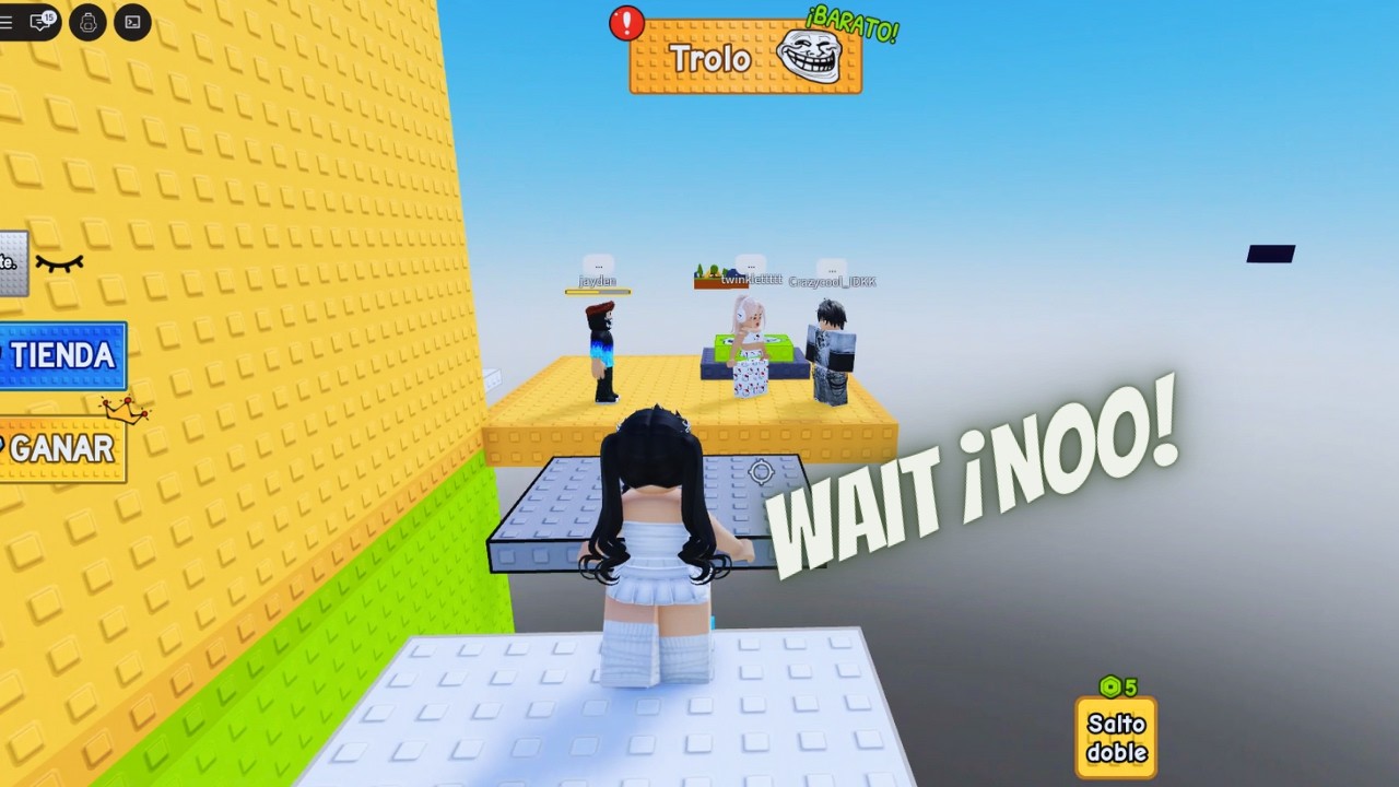 ¡TORRE TROLL ROBLOX PERO CON CONTROLES INVERTIDOS 😩!