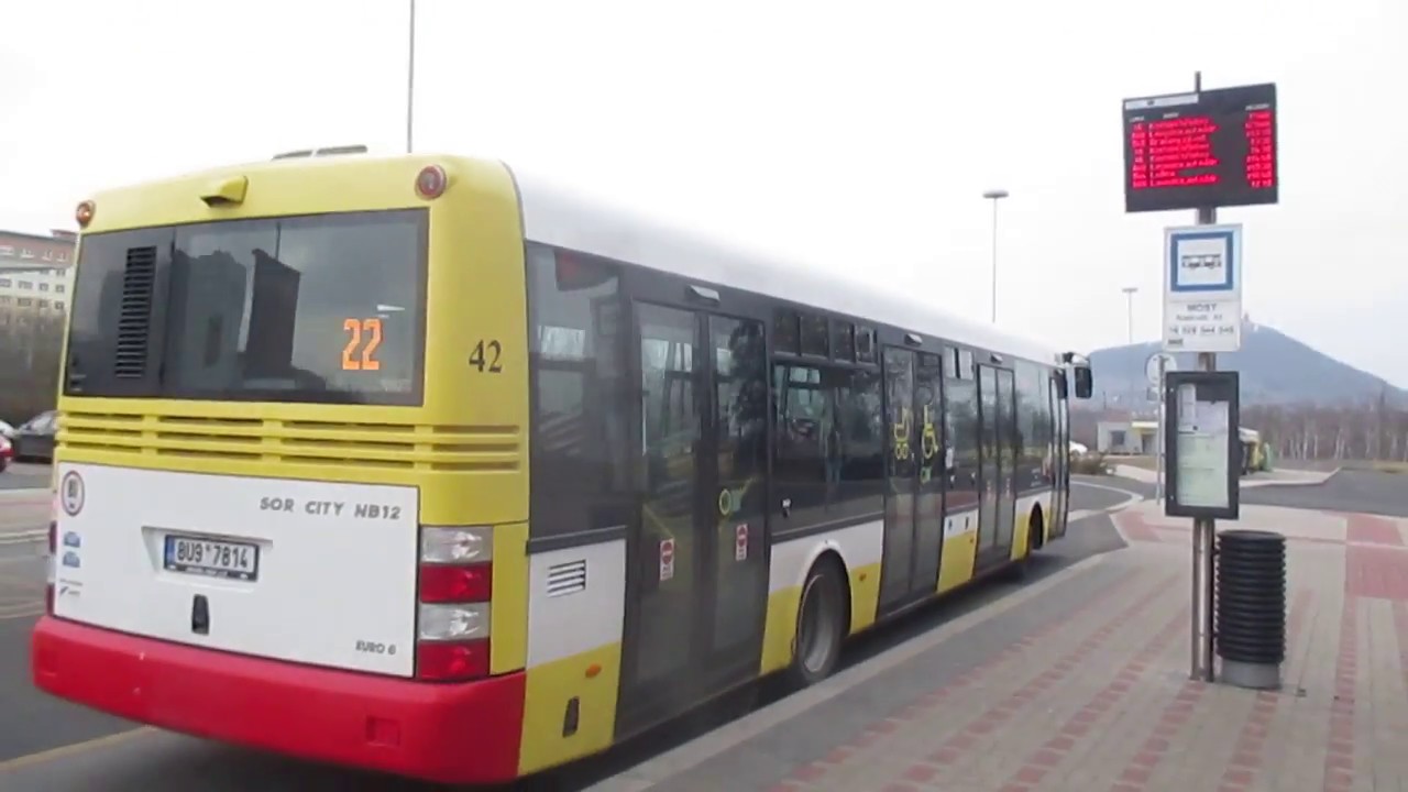 Konečně hlášení v Autobusech ve městě Most.