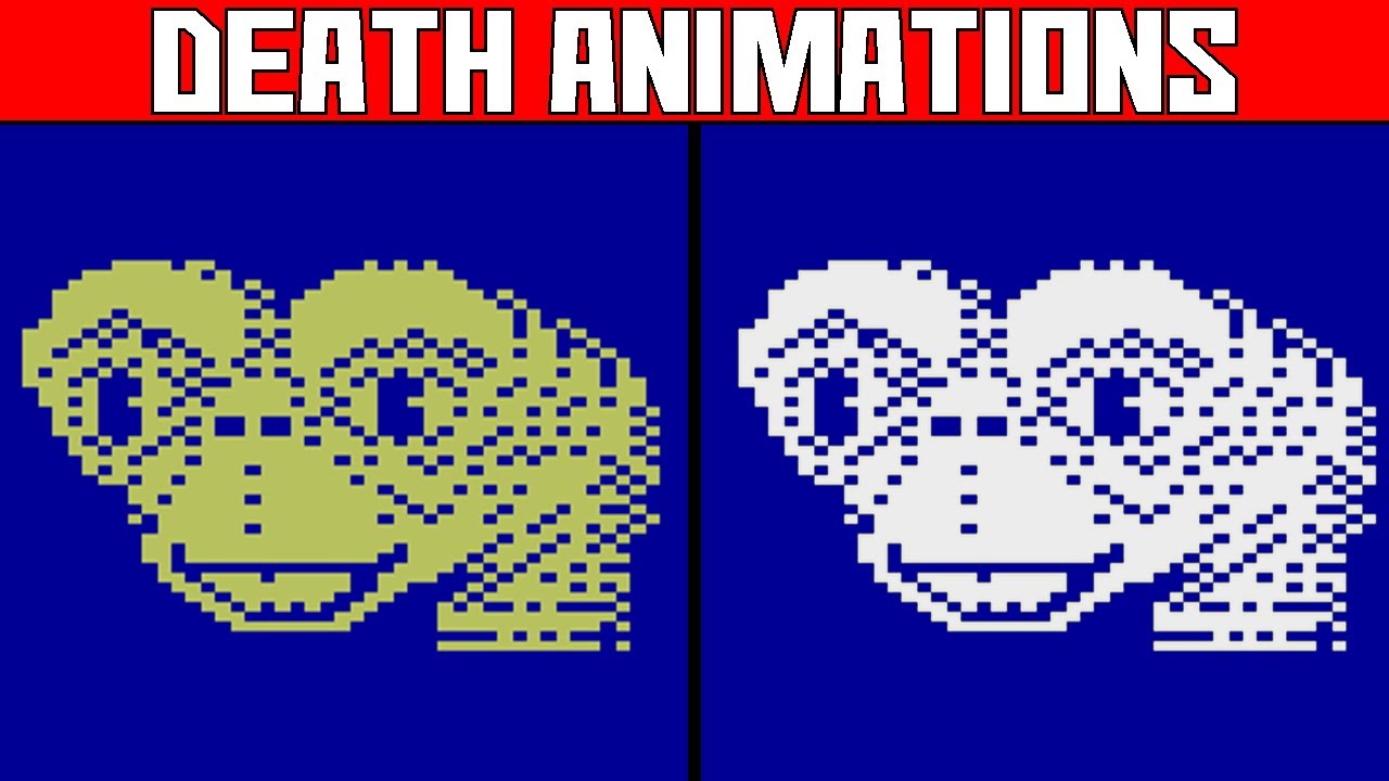 Classic Atari Video Game Deaths & Game Over Screens (Death Animations)