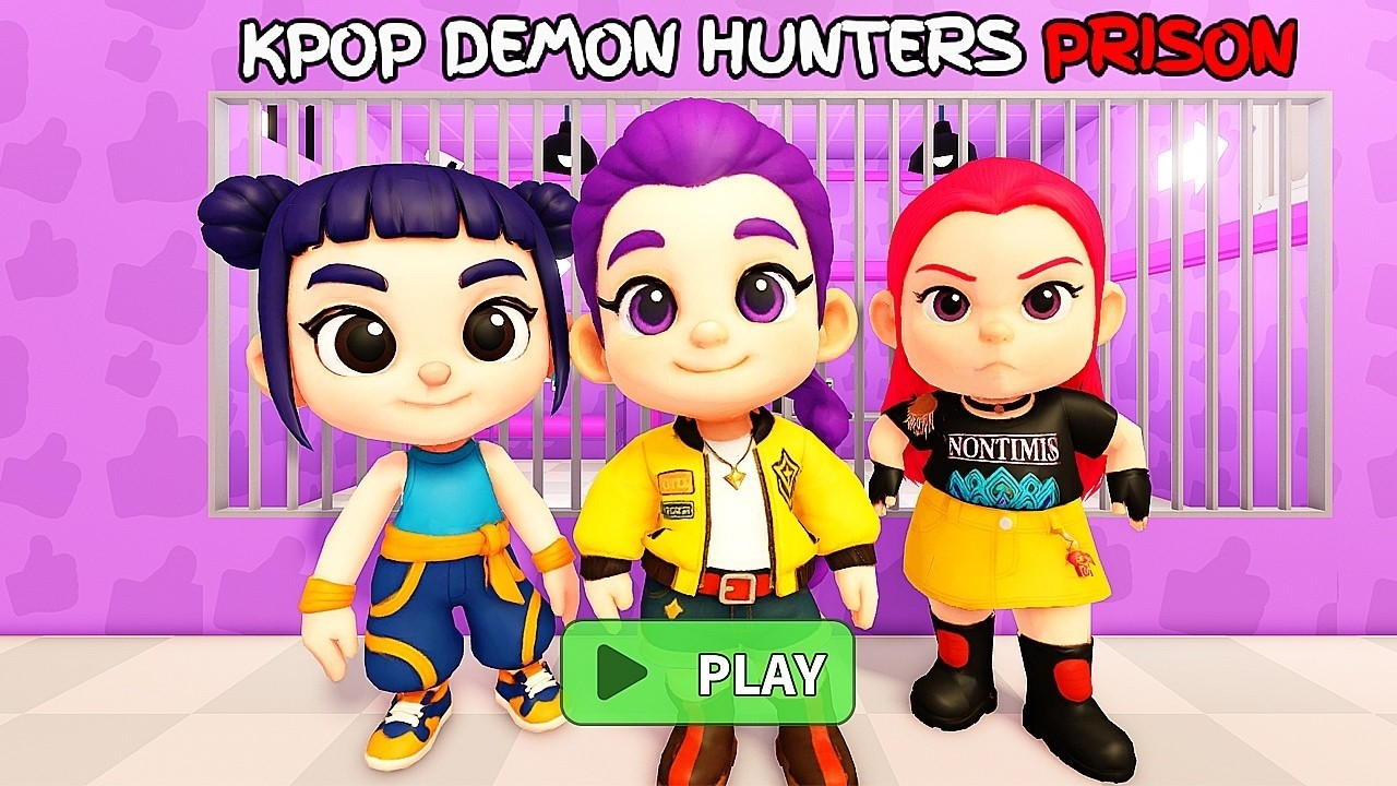 BABY KPOP DEMON HUNTERS PRISON RUN!! Roblox-Full Gameplay-Walkthrough