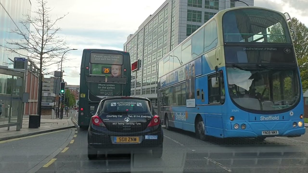 4k Drive UK || Driving in Sheffield Yorkshire