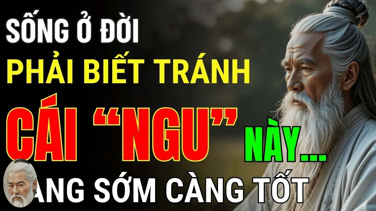 Cổ Nhân Dạy   Sống ở Đời, Phải Biết Tránh Cái Ngu Này Càng Sớm Càng Tốt   Triết Lý Cuộc Sống