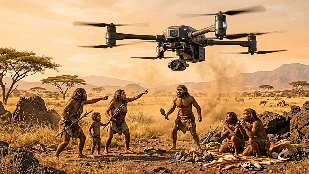 Life 2.4 Million Years Ago | The 'Giant Metal Bird' That Spied on Us (Drone)