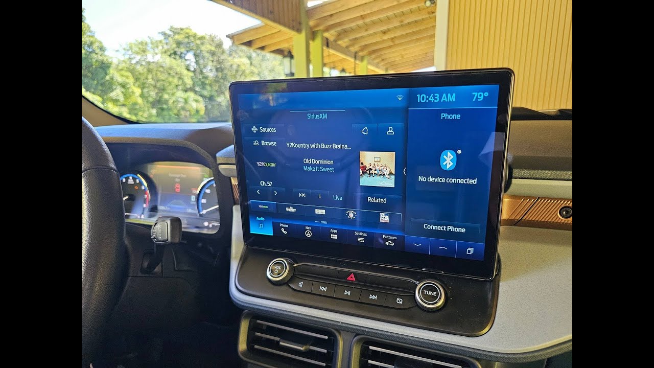2021-2024 Ford Maverick OEM Sync3 8'' to 12'' Sync4 Upgrade Installation Guide|www.fordsync4.com