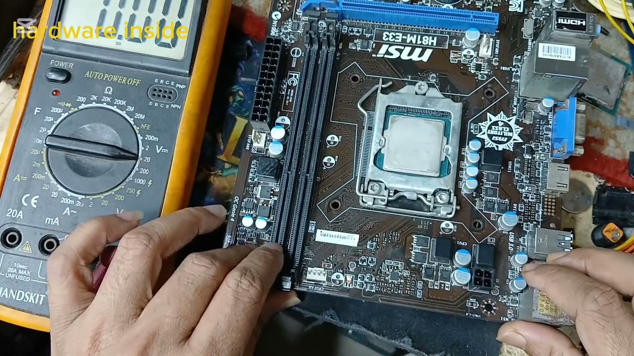 MSI H81M-E33 restart problem, no power 100% fix @hardwareinside360
