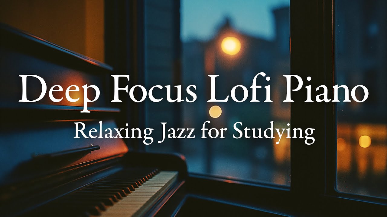 Deep Focus Lofi Piano – Relaxing Jazz for Studying