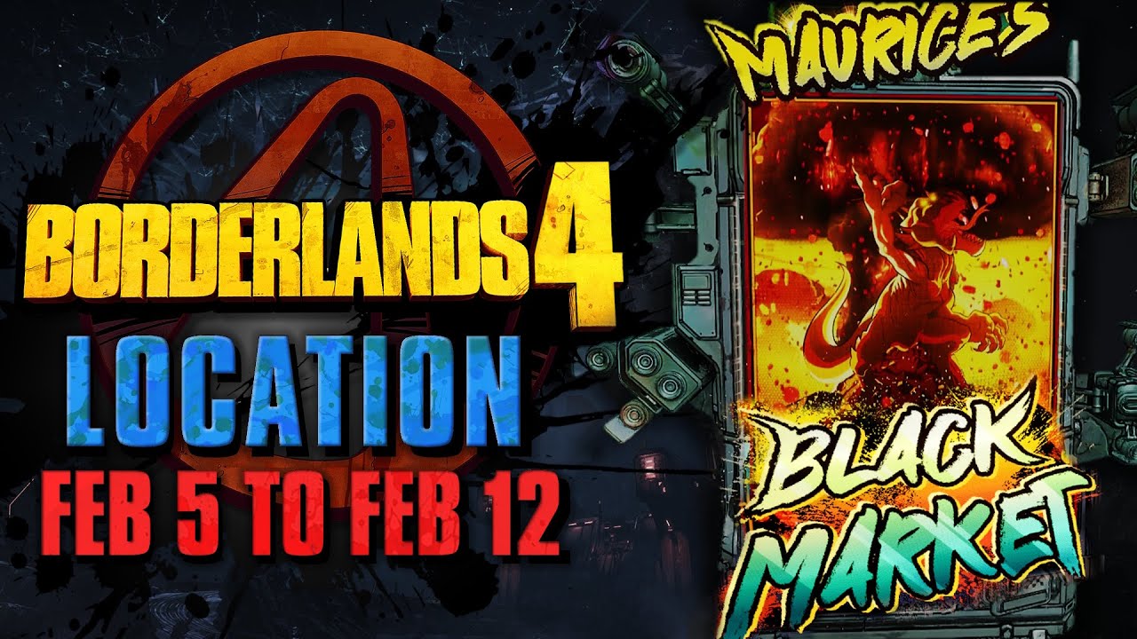 Местонахождение торгового автомата на чёрном рынке!! (5 февраля 2026 г.) - Borderlands 4