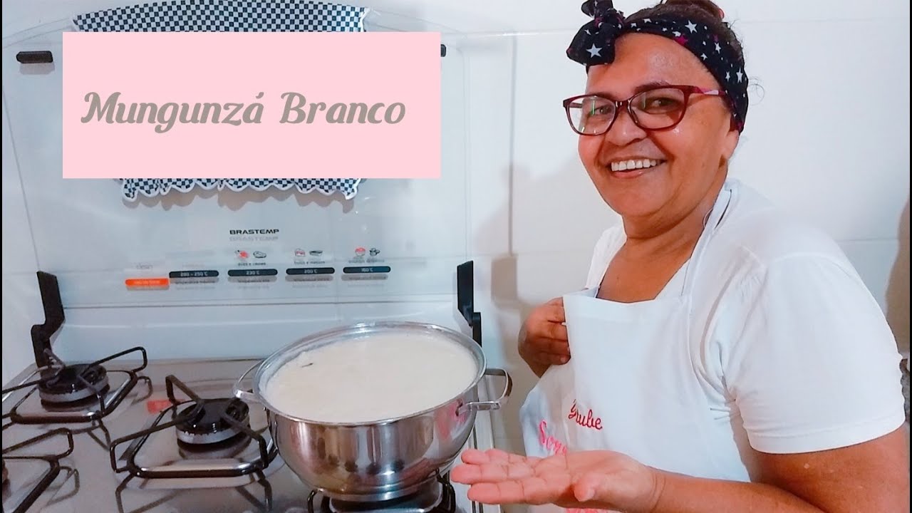 MUNGUZÁ OU (CANJICA) DE MILHO BRANCO