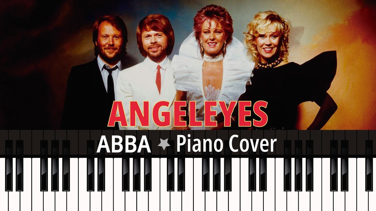 ANGELEYES (1979) ABBA - TUTORIAL piano cover + sheet music