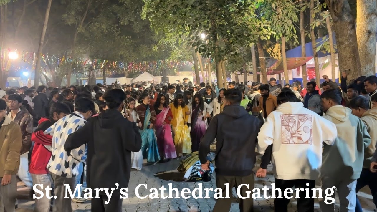 St. Mary’s cathedral gathering ⛪️✨ #gathering #christmas #jharkhand #ranchi 