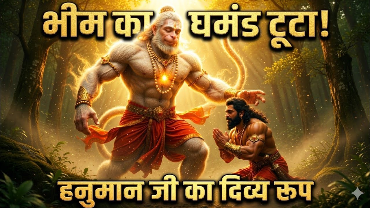 भीम और हनुमानजी का अद्भुत मिलन | Mahabharat Story in Hindi Apisode. 01