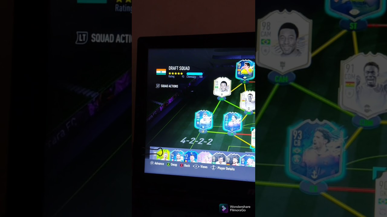My first ever 193 in fut draft ft. 98 PELE, 99 FIRMINHO, 98 FODEN, 94 ALBERTO🔥🔥🔥#fifa21 #futdraft