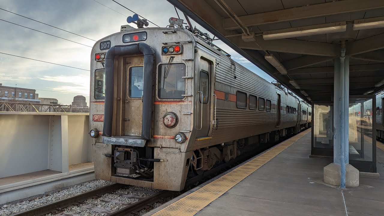 South Shore Line Chicago Millennium Station - Gary Metro Center Nippon Sharyo MU Cars
