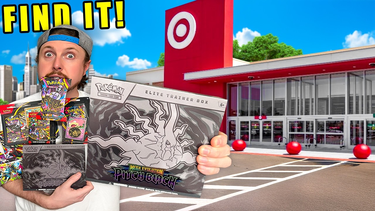 I Chased Everything in Pokemon Pitch Black! (opening it)