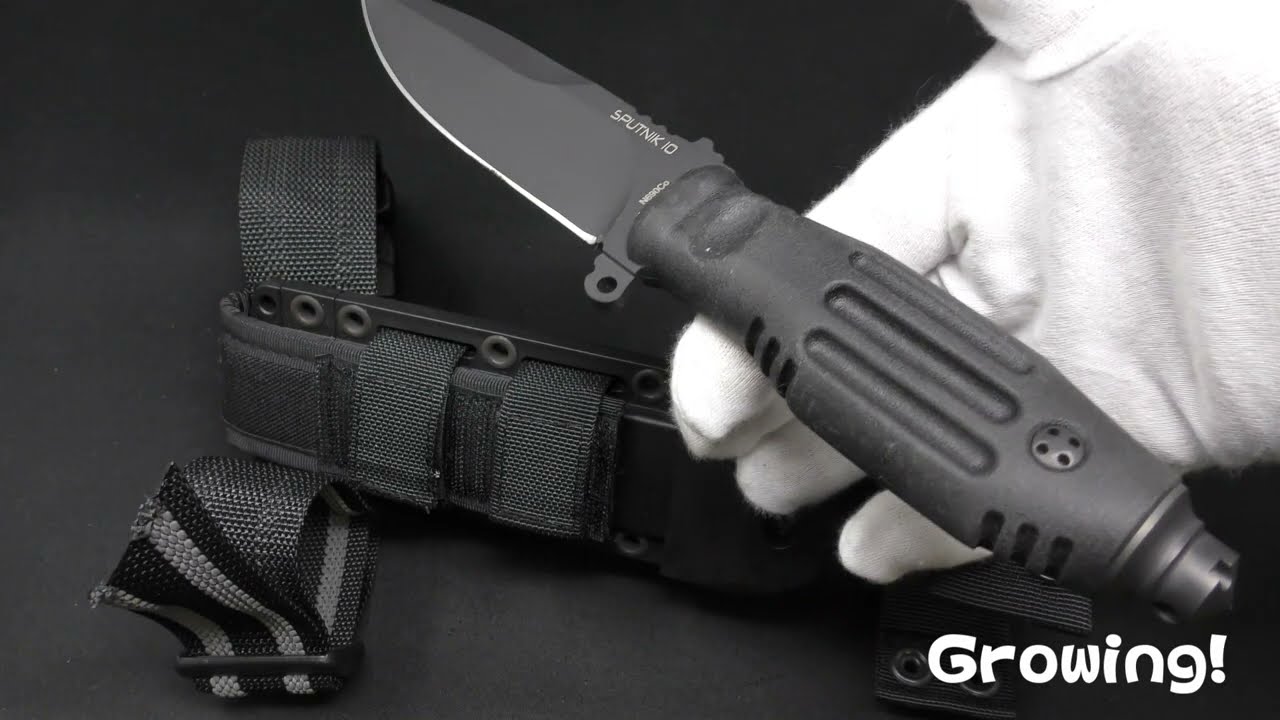 FOX KNIVES【フォックス・ナイブス】■ スプートニク 10 ブラック 【N690Co】【TPR】Sputnik フィックスド