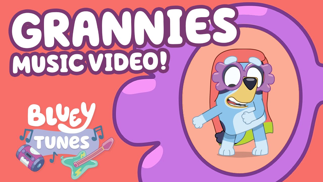 Here Come the Grannies! 🫘 😆 | NEW Bluey Tunes Music Video 🎶 ⭐️ | Bluey