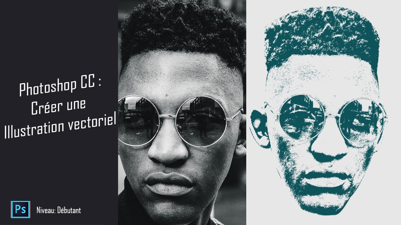 Comment faire une illustration en bichromie dans Photoshop CC