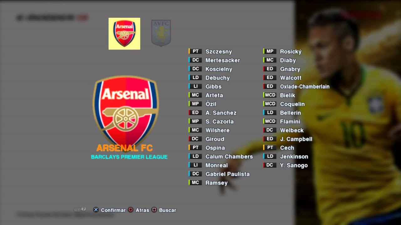 New Face & Hair-Wilshere-2015-2016-Pes 2013 Pc