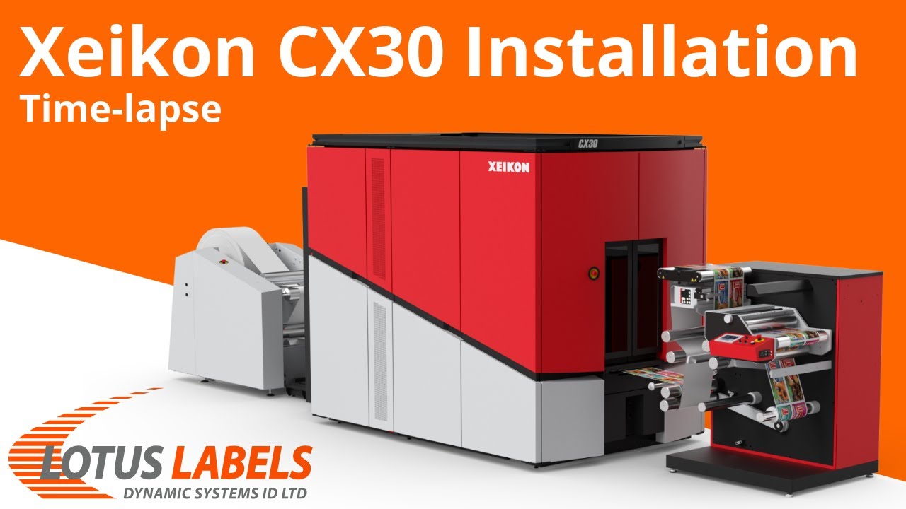 Xeikon Installation Video Timelapse