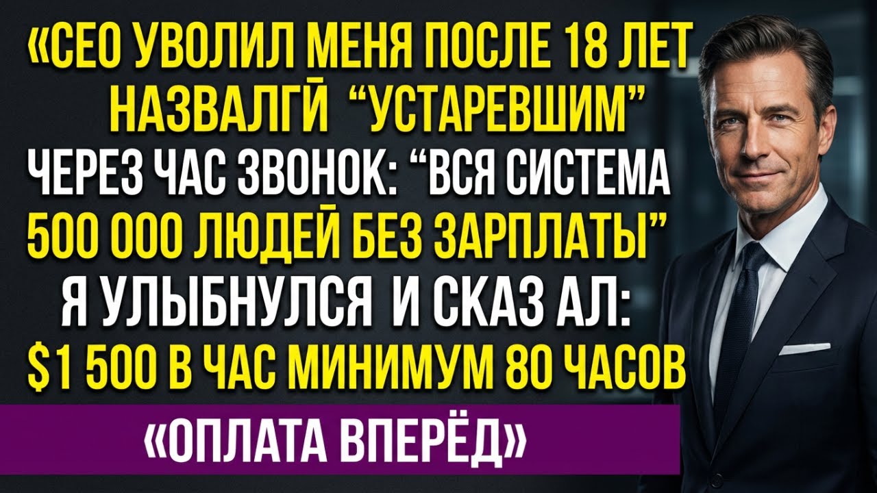 После 18 лет его уволили как «устаревшего» — и компания остановилась за один день
