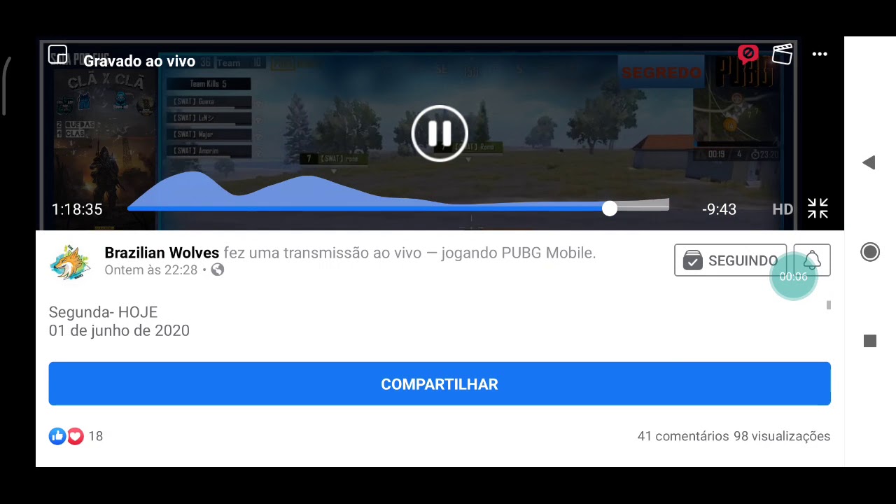 Participa&ccedil;&atilde;o de Scrim Sendo o MVP de kills