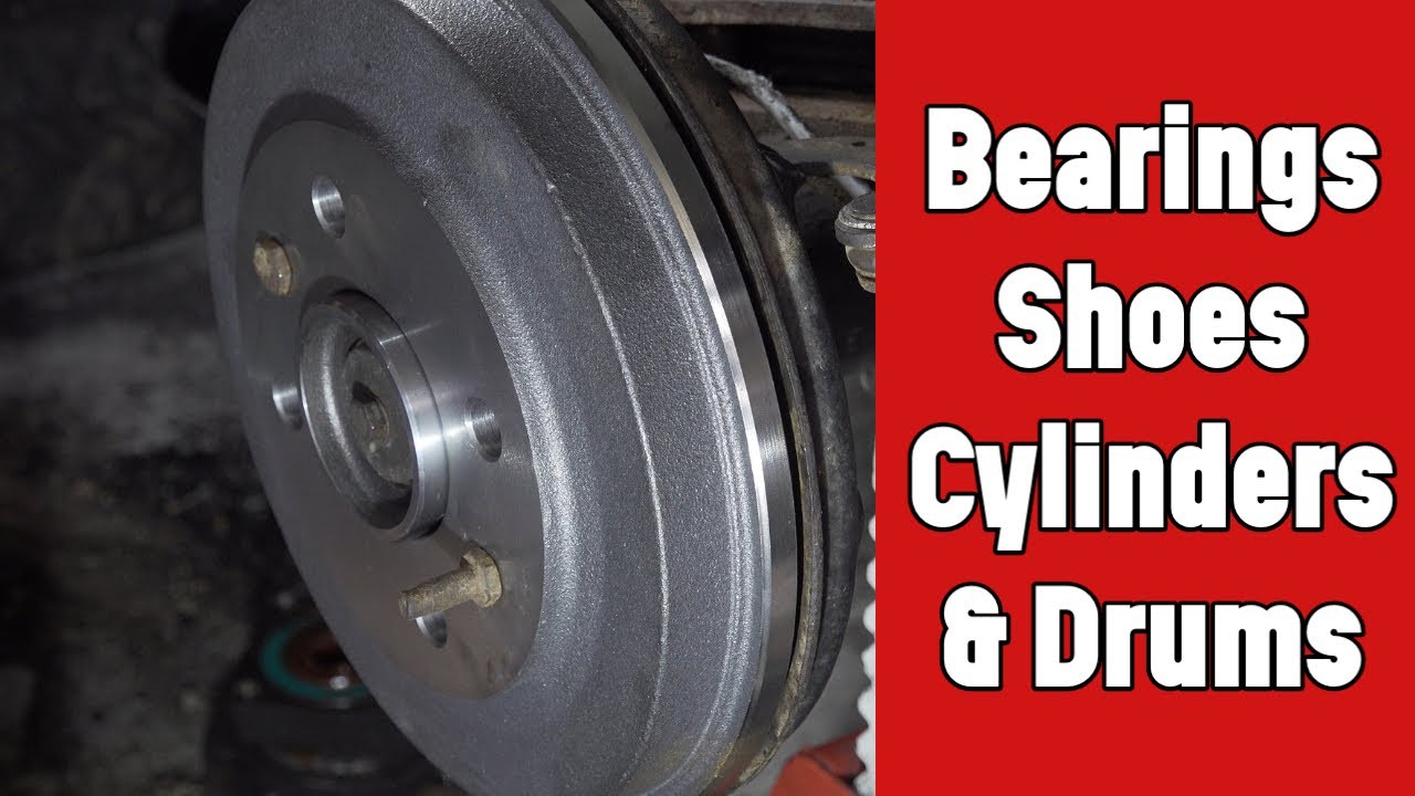 Bearings, Shoes, Cylinders and Drums for the back of the Fiat Panda 4x4