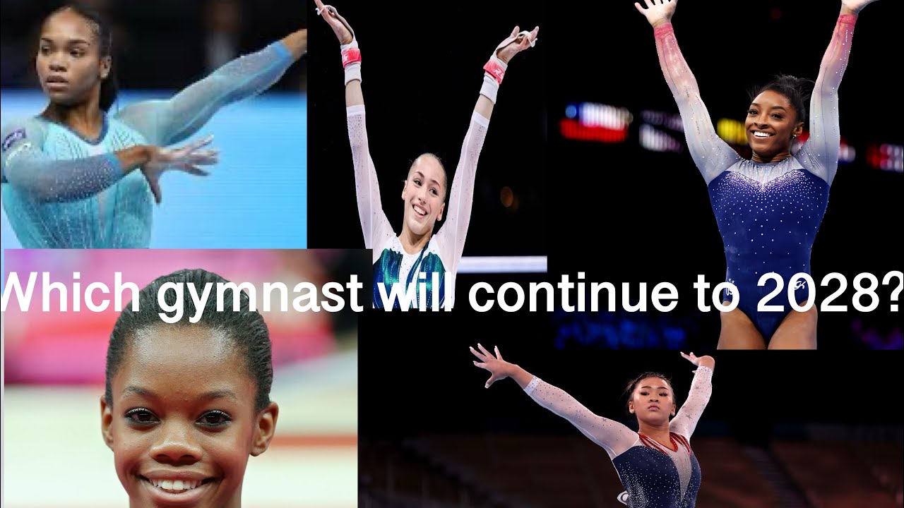 Which gymnast will continue to L.A. 2028?