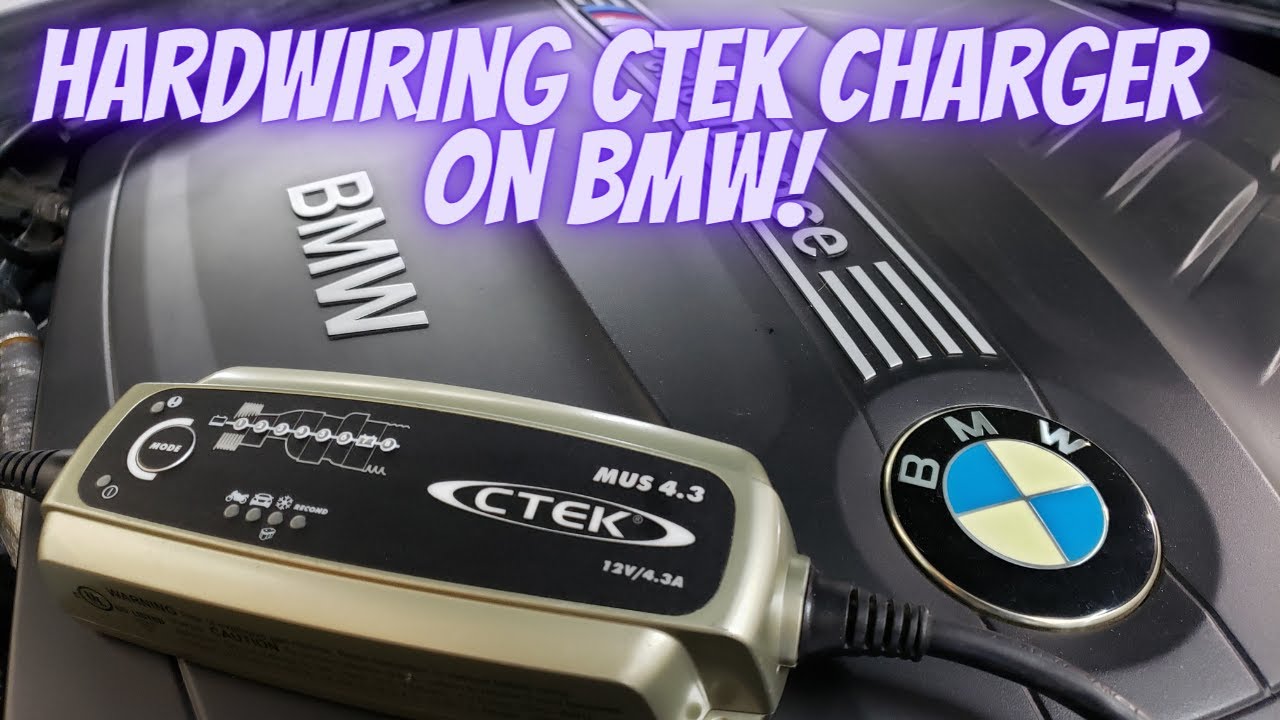How to hardwire CTEK battery charger on BMW.