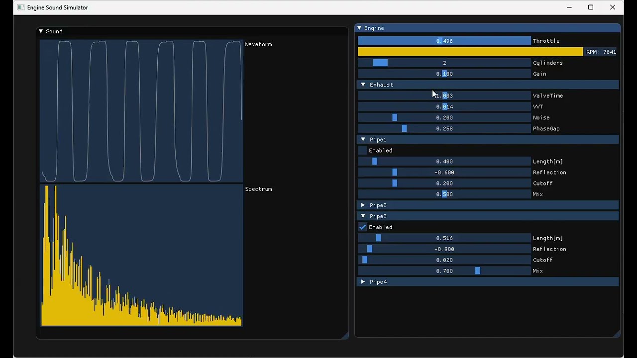 Engine Sound Simulator / エンジンサウンドシミュレータ