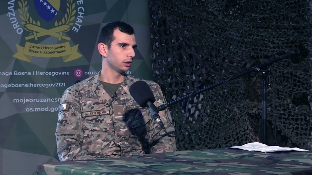 Podcast Postani pripadnik OS BiH -  potporučnik  Mirko Kujundžić
