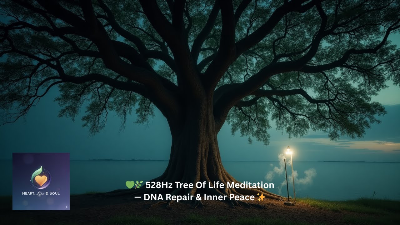 💚🌿 528Hz Tree Of Life Meditation — DNA Repair & Inner Peace ✨