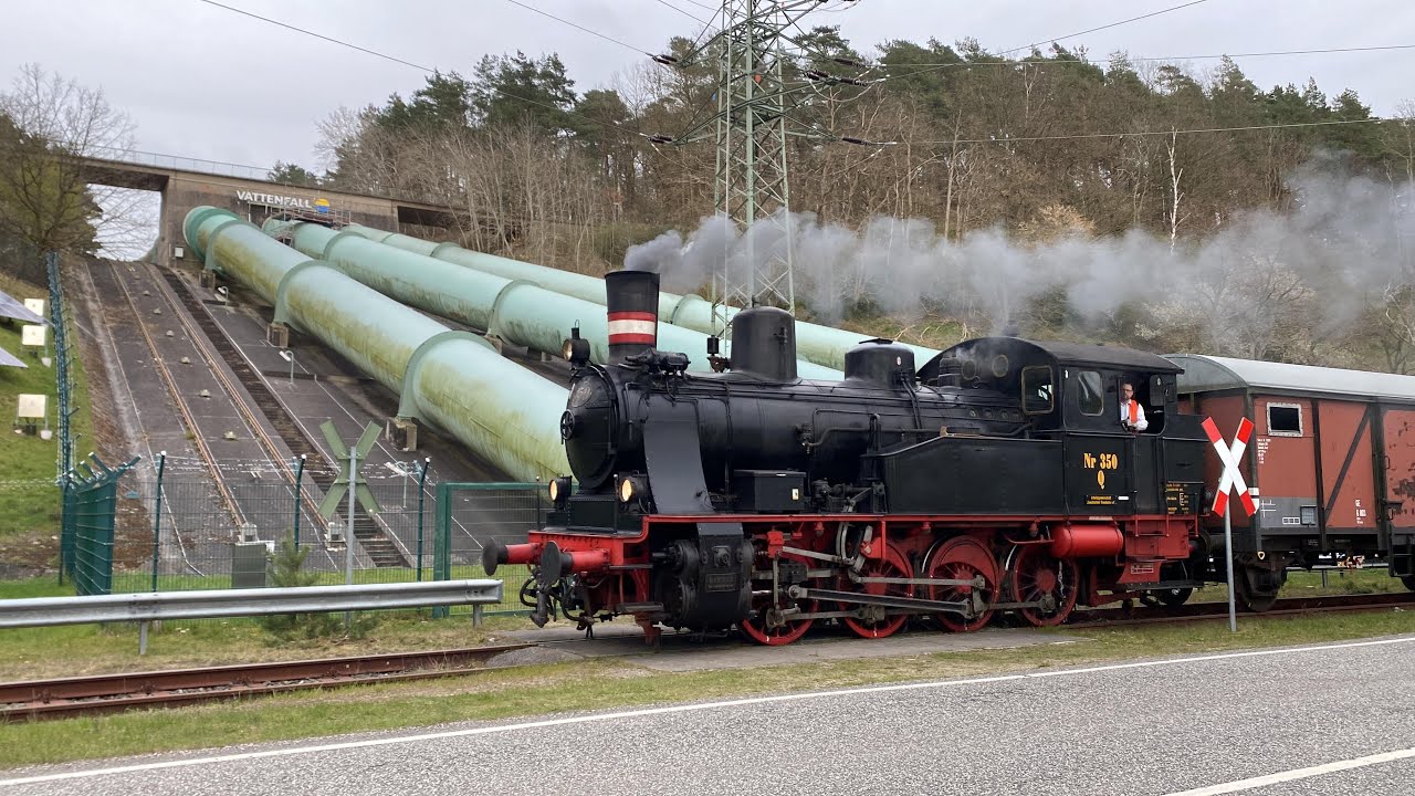 Osterfahrten 2023 mit Dampflokomotive Q 350 