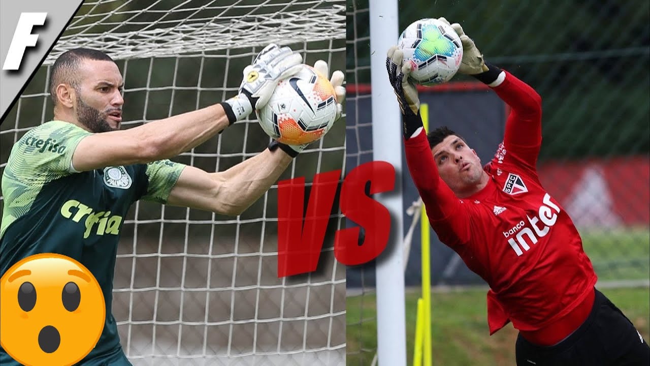 ⚠️A Diferença do Treino dos Goleiros do São Paulo vs Corinthians vs Santos vs Palmeiras