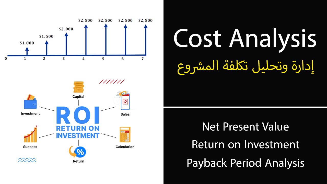 Project Management | Cost Analysis | NPV - ROI - Payback Period