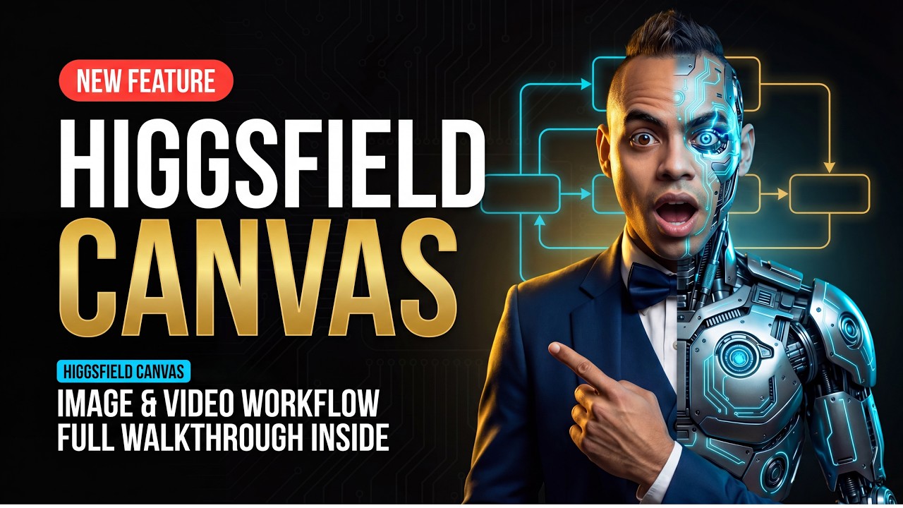 Higgsfield Canvas Tutorial: AI Image & Video Node Workflow 2026 (Step-by-Step)