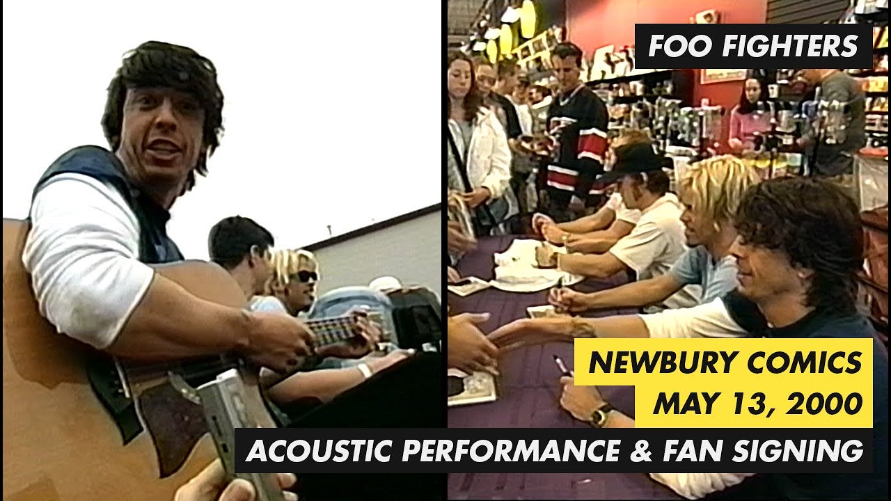 Foo Fighters @ Newbury Comics, May 13th 2000 - Live acoustic Performance & Fan signing event