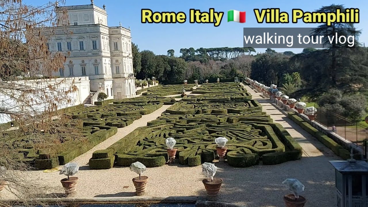The Hidden Beauty of Villa Pamphili in Rome Italy