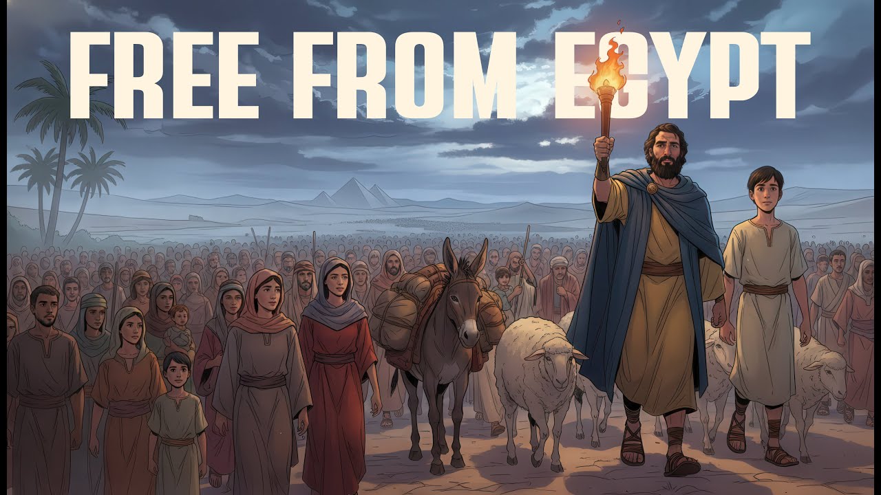 Free From Egypt | Exodus 11–13 | Bible Ripple | Folk/Pop, Guitar 🎧