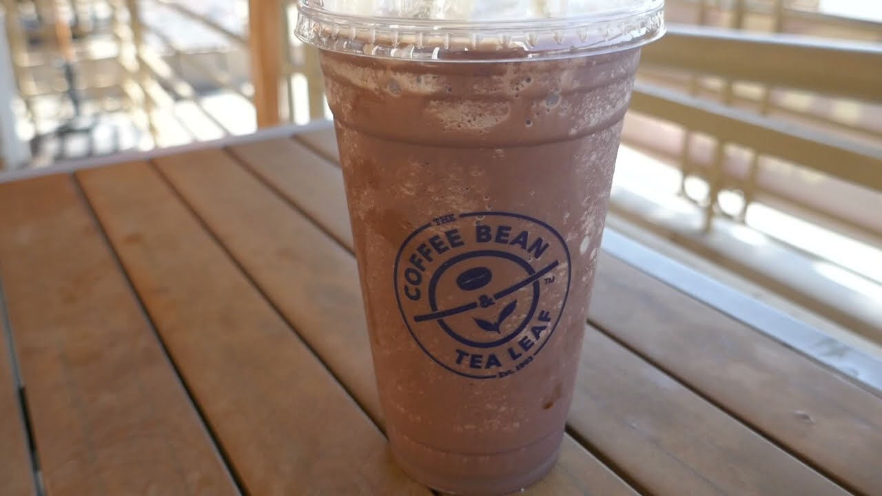 Dark Chocolate Ice Blended Coffee Bean & Tea Leaf Los Angeles California USA October 9, 2022