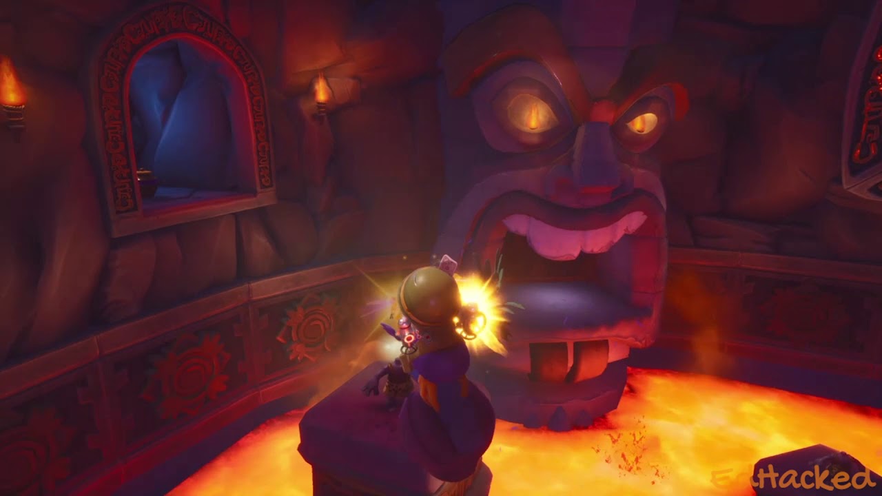 Spyro 3 - Part 30 Molten Crater with Sgt. Byrd (100% All Eggs, All Gems) - Spyro Reignited Trilogy