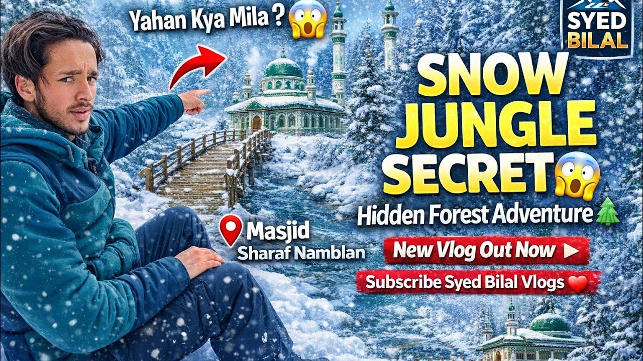 Snow vlog namblan explore #beautiful #mountains #travel #snowfall 