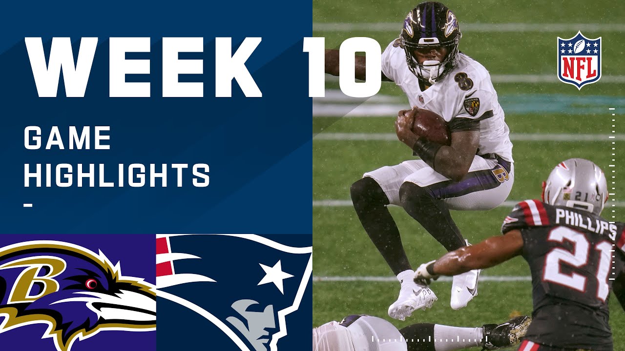 Ravens vs. Patriots Week 10 Highlights | NFL 2020