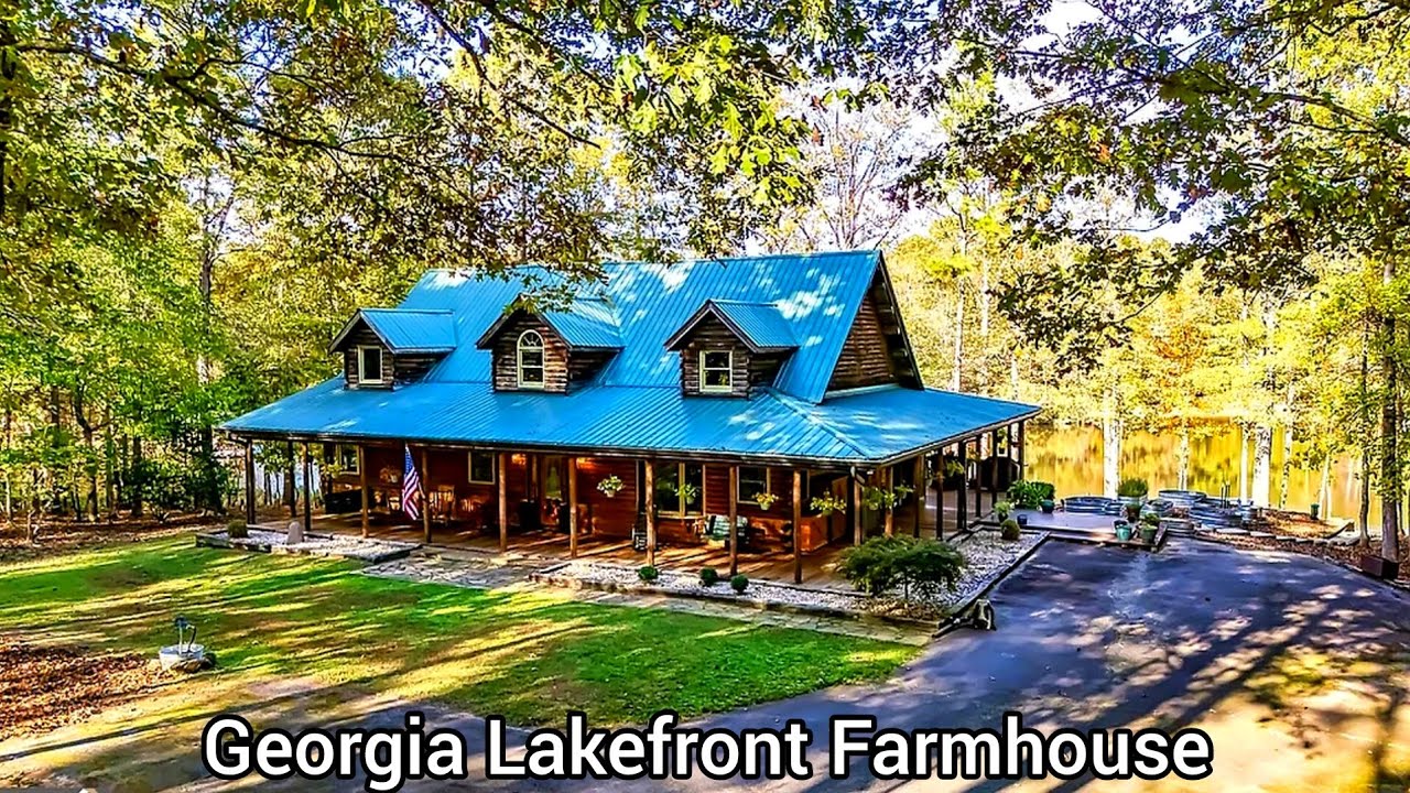 Georgia Acreage Log Cabins For Sale | 25+ Acres | Georgia Land For Sale | 10 Acre Private Lake